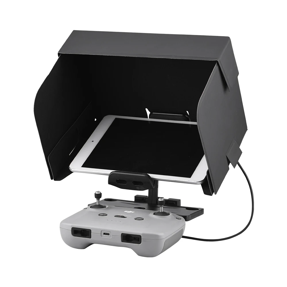 phone tablet folding sunhood for dji mavic 3air 2air 2smini 2 remote control hood tablet holder drone rc accessories free global shipping