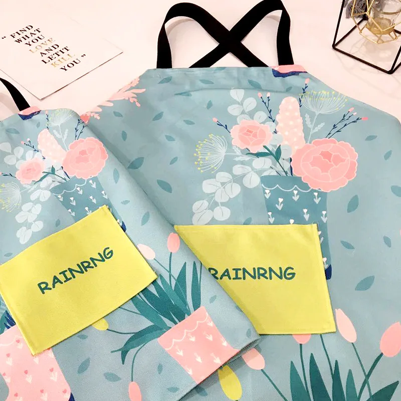 1 шт. водонепроницаемые фартуки без рукавов для родителей и детей льняные