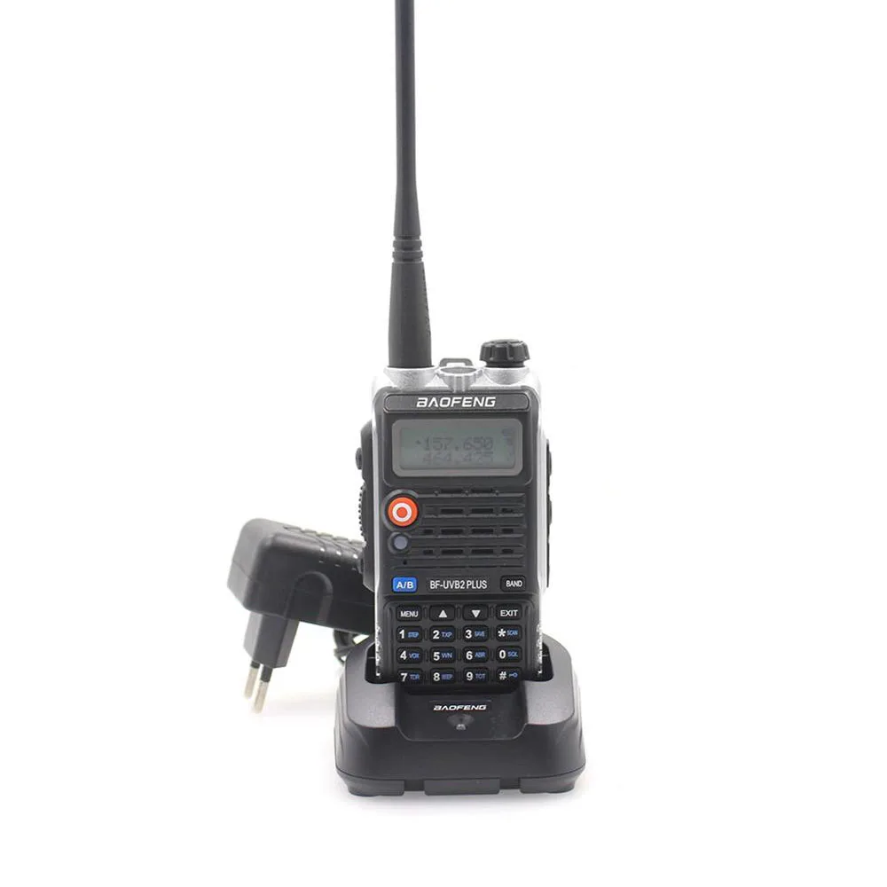 2 шт Baofeng BF-UVB2PLUS портативная рация UHF 400-480MHz портативная двухсторонняя радиосвязь HF трансивер