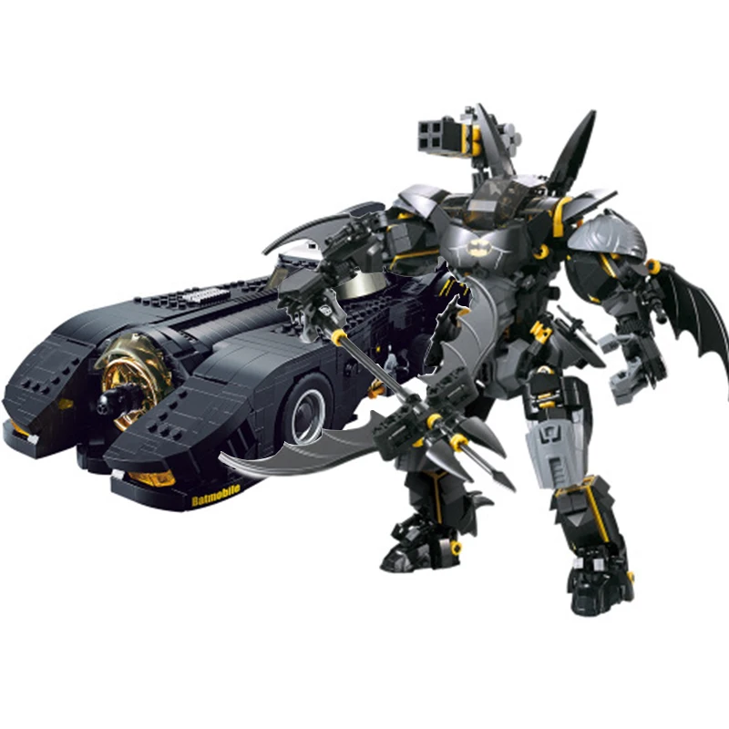 Decool 7144 Lepining Technic The Ultimate Batmobile Car Set Bulding Blocks MOC 15506 DC Super Heroes Bricks Toys|Блочные