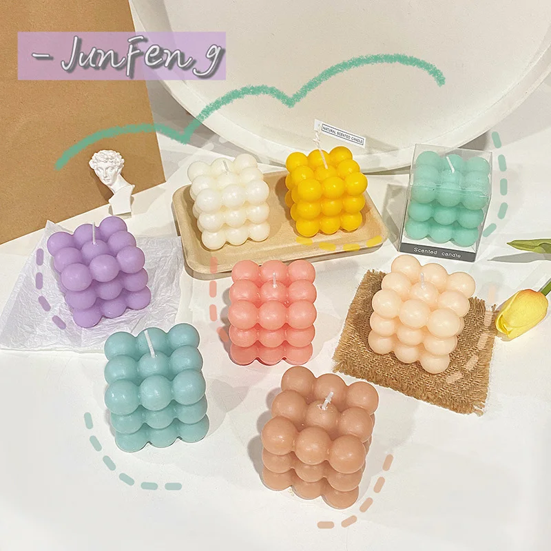 Кубическая ароматерапевтическая свеча оригинальные украшения