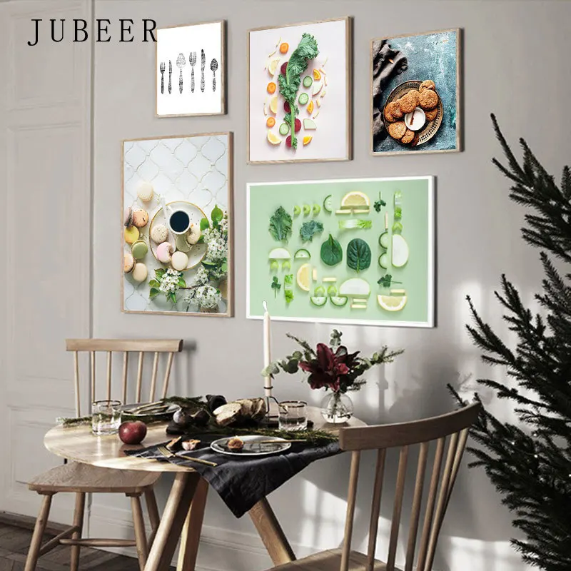 Food Canvas Prints Fruit Vegetable Wall Art Dinner Posters and Decoratrion Picture Kitchen Dining Room Restaurant Decor | Дом и сад
