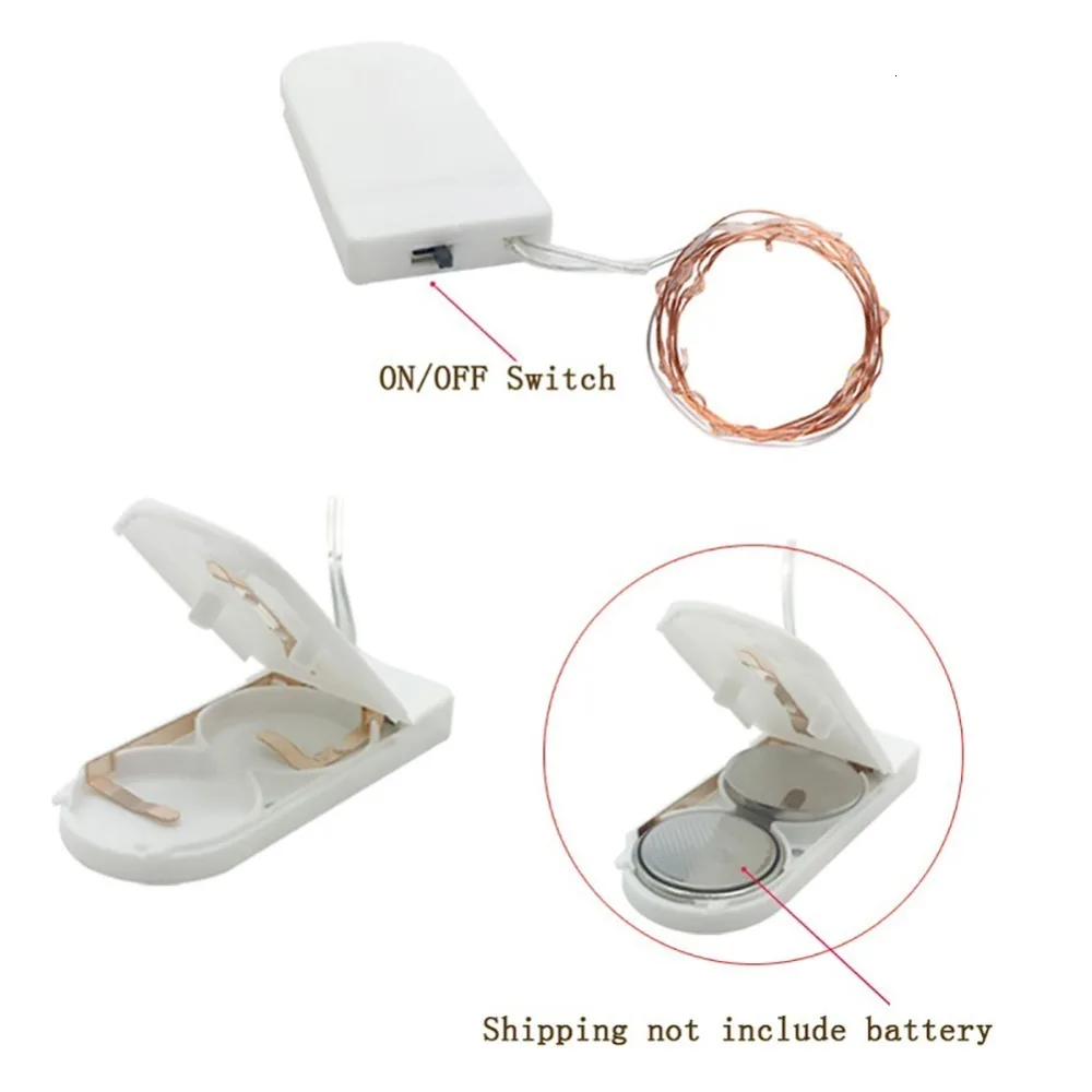 2 метра светодиодные гирлянды сказочные огни для свадьбы рождественской