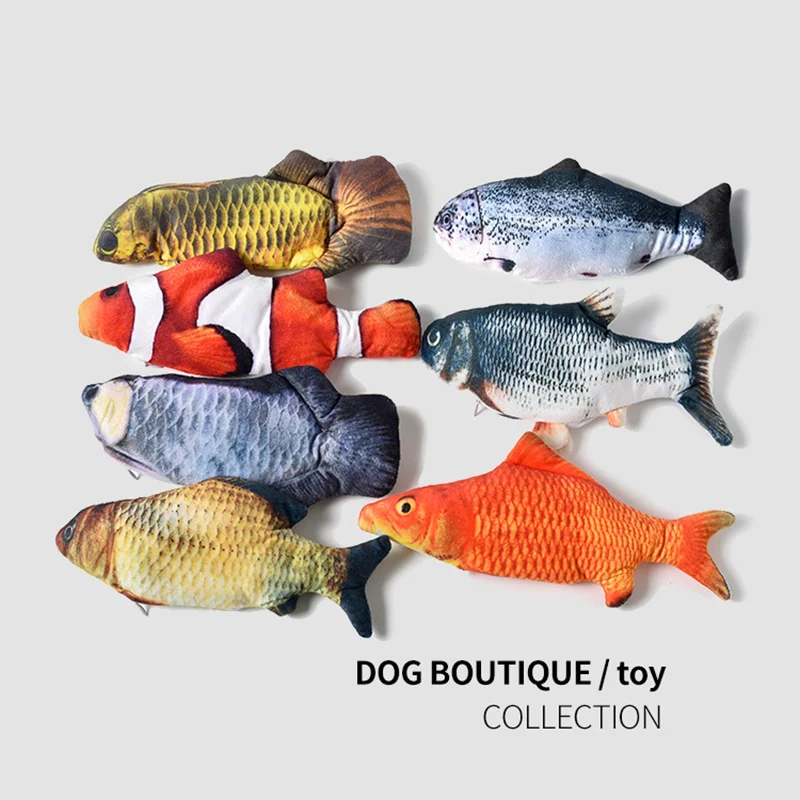 Имитация рыбы NIPEECO с USB зарядкой игрушки электронная игрушка для домашних