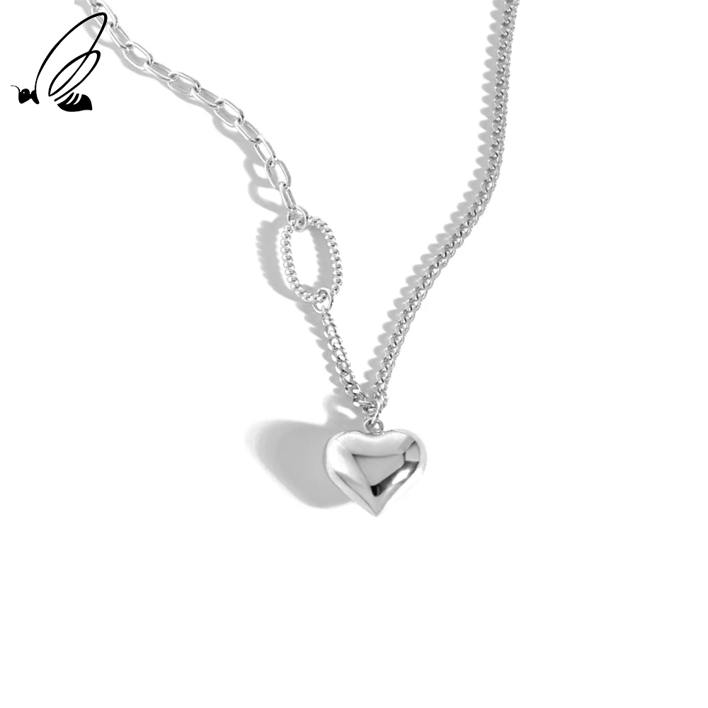 

S'STEEL 925 Sterling Silver Necklaces For Women Statement Minimalist Personalized Gold Accessories Design Chain Fine Jewelry