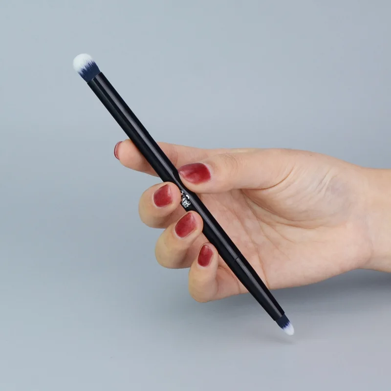 

Double-Ended Eye Contour Makeup Brush Eye shadow brushes Make up brush Blending Synthetic hair Smoky Lining Brush cosmetic tool