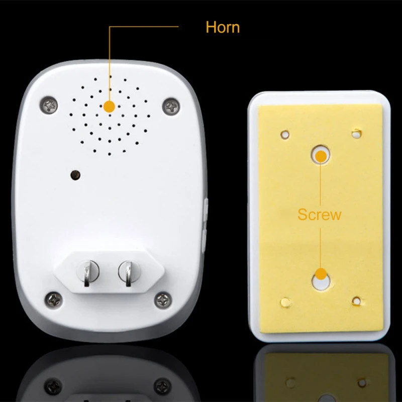 1 шт. полезный беспроводной дверной звонок DC питание от батареи Кнопка 200 м