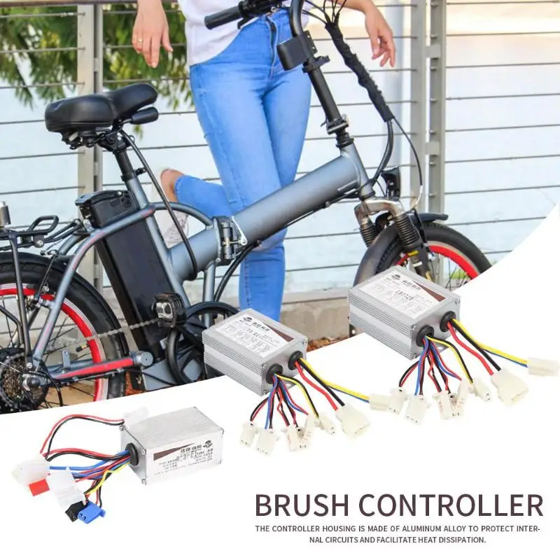 24V 36V 250W 350W 500W DC Электрический мотор для велосипеда матовый контроллер коробка для VIP Link