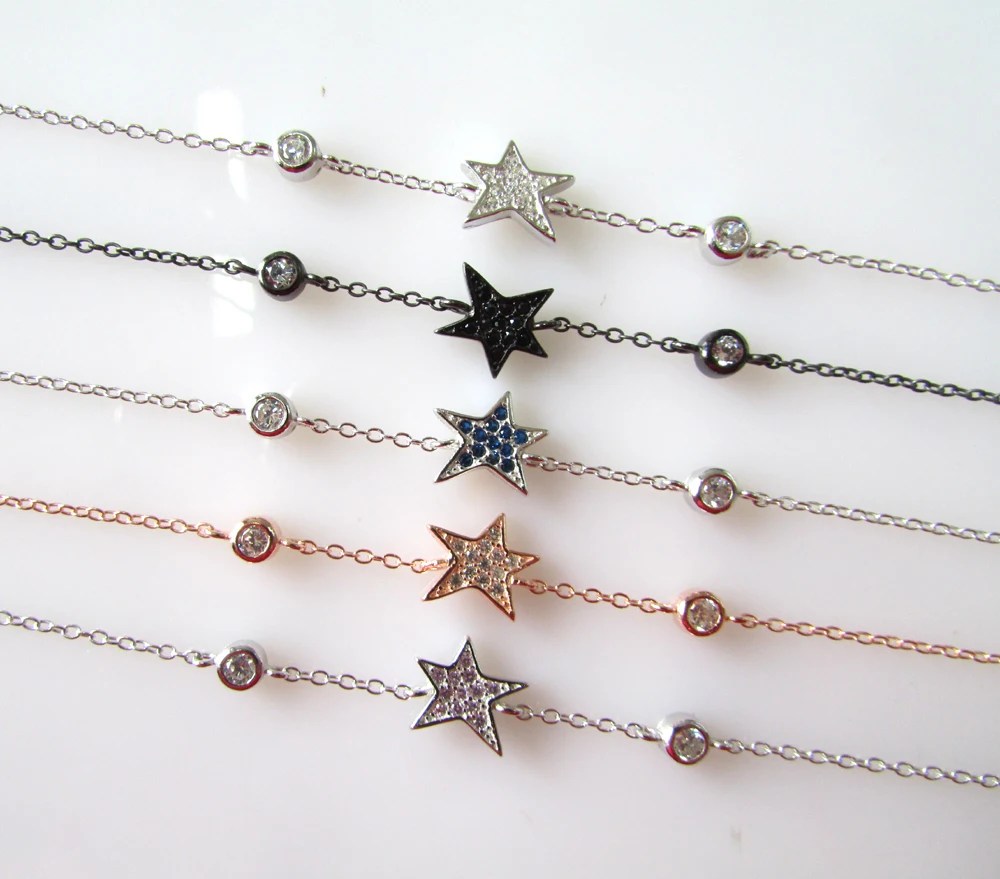 

2018 летний женский браслет, простой желтый браслет из серебра 925 пробы с фианитом AAA