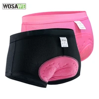 wosawe womens cycling motorcycle shorts 3d gel padded breathable motorbike underwear bicycle road bike mtb riding shorts