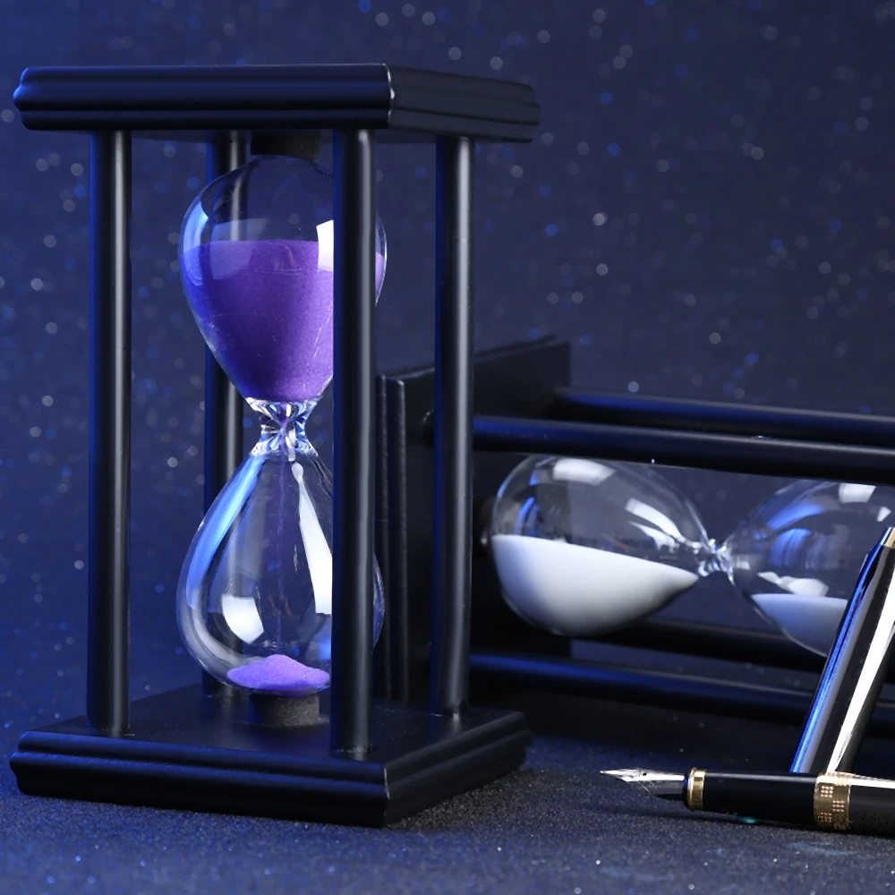 Фото GH 60 Minutesi nch цветные песочные часы таймер с песочным стеклом деревянная рамка