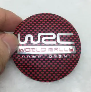 4pcs/set 56mm car wheel cap sticker for WRC center logo hub emblem Dust-proof badge Sticker | Автомобили и мотоциклы
