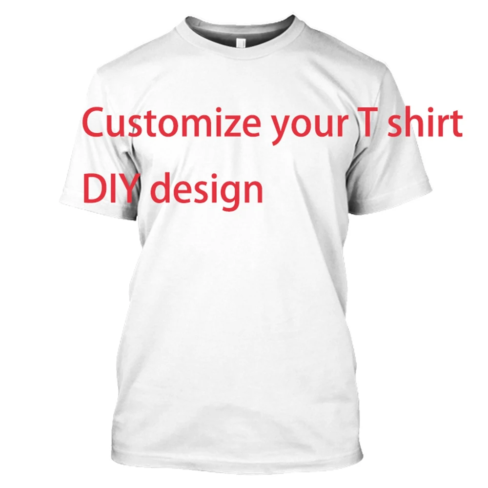 

DIY Custom Logo Your Own Design Men's and Women's T-Shirts Custom t shirts Text Photo Team Printing Apparel Advertising t shirts