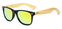 2022 polarized wood bamboo sunglasses women brand design mens real wooden arms sun glasses mirrorr lens gafas de sol