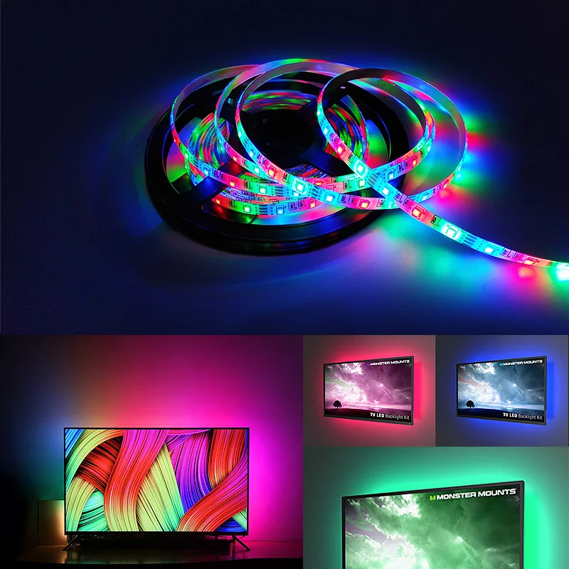 5V USB LED Strip Light Bluetooth 1M 2M 5M 10M 15M 20M 30M RGB 5050 2835 TV Background Lighting Home Decoracion Fairy LED Lights images - 6