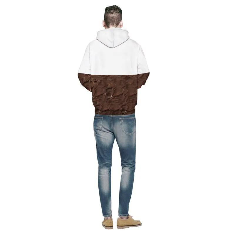 Мужская/Женская Новая мода весна осень толстовки с капюшоном 3d принт Nutella еда хип хоп толстовки с капюшоном спортивные костюмы Топы(многоцветные