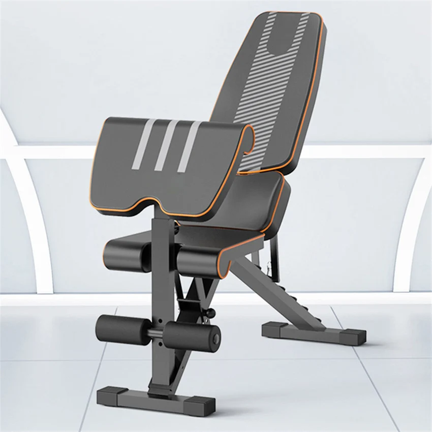 

6 в 1 тренажерный зал Скамья многофункциональная скамья для фитнеса складной брюшной машина бодибилдинг домашний Фитнес оборудование для тренировки