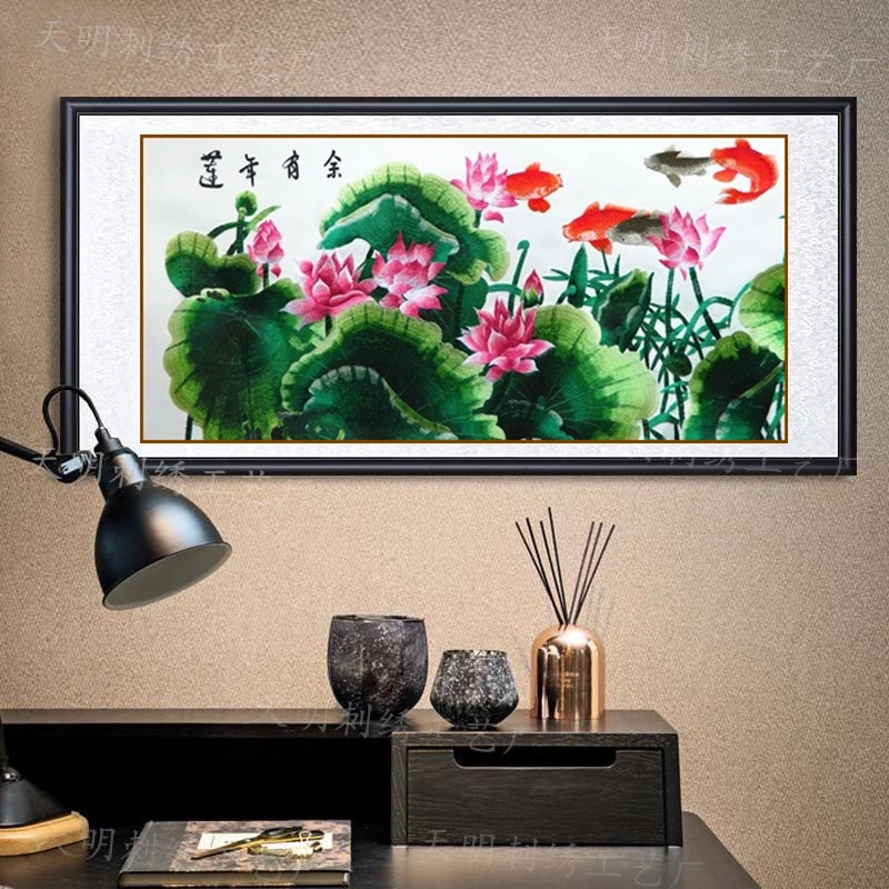 Китай Su вышивка Китайская традиционная вилка искусство нематериальное