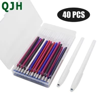 40pcs1set heat wrap fade out fabric markers pencil high temperature disappearing marker pens sewing drawing lines accessories