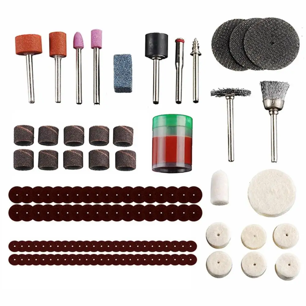 

105pcs Electric Rotary Power Tool Grinder Accessories Fits For Sanding Polishing Grinding Cleaning Derusting Dusting Parts