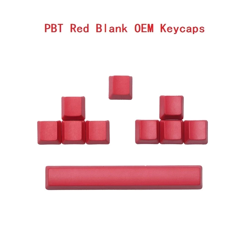 Красные колпачки для клавиатуры PBT OEM профиль механическая клавиатура