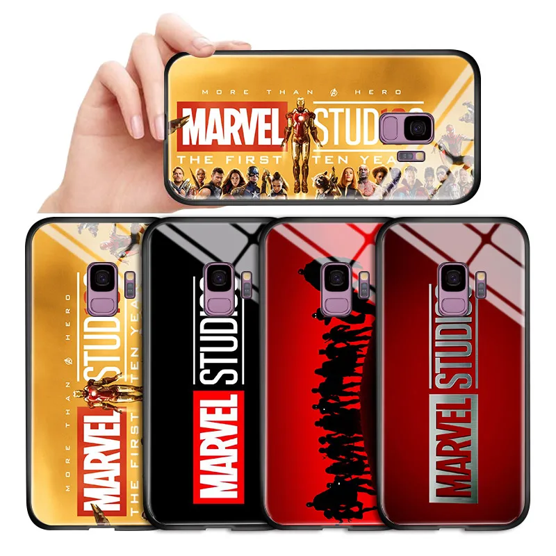 Для Samsung Galaxy J5 J7 Prime 2015 2016 2017 классический Marvel Studio логотип глянцевый чехол