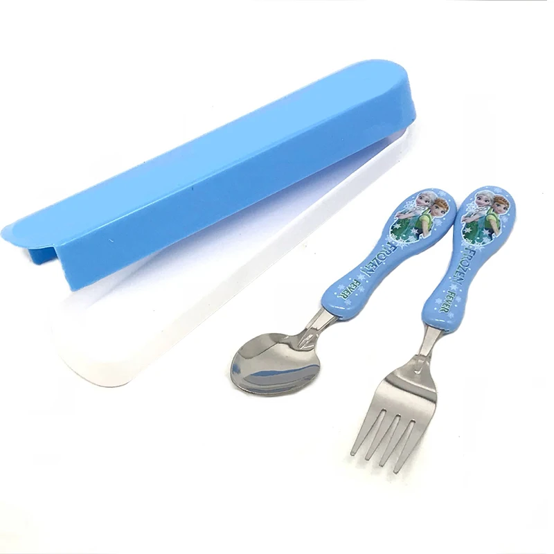 Набор столовых приборов из нержавеющей стали вилка и ложка мультфильма Холодное