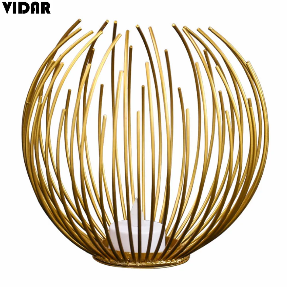 Vidar Железный подсвечник в скандинавском стиле для фонариков Свадебный