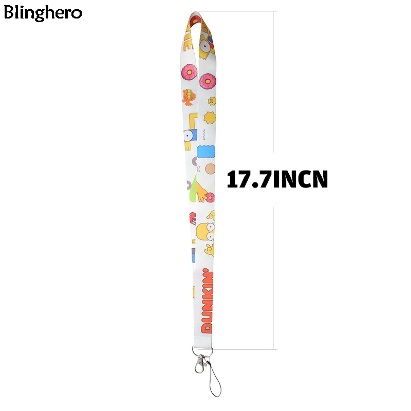 Blinghero Funny Cartoon Lanyard For keys Cool Hang Ropes Phone Badge Holder Neck Straps Best Gift for Women Men BH0216