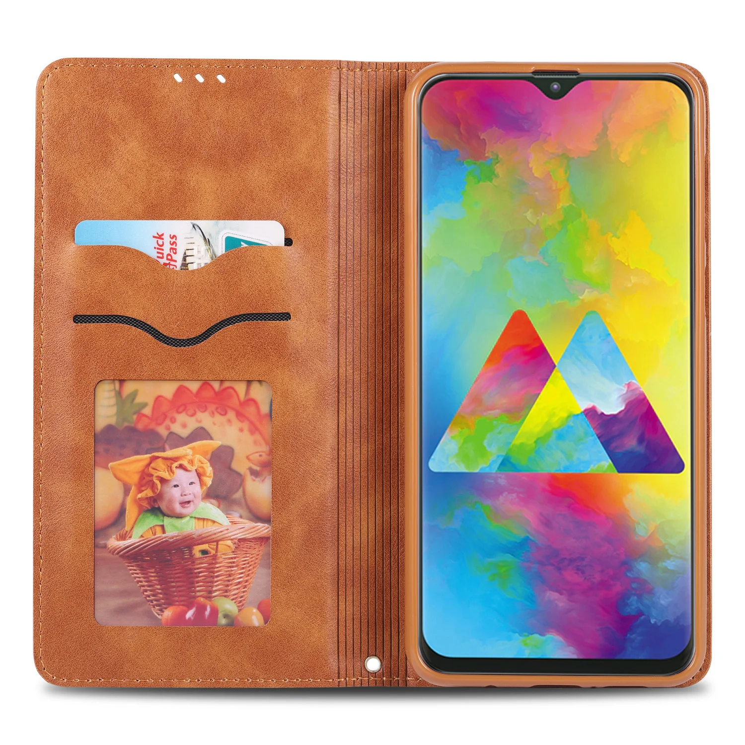 Магнитный флип-чехол для Samsung Galaxy M20 чехол Роскошный складной кожаный