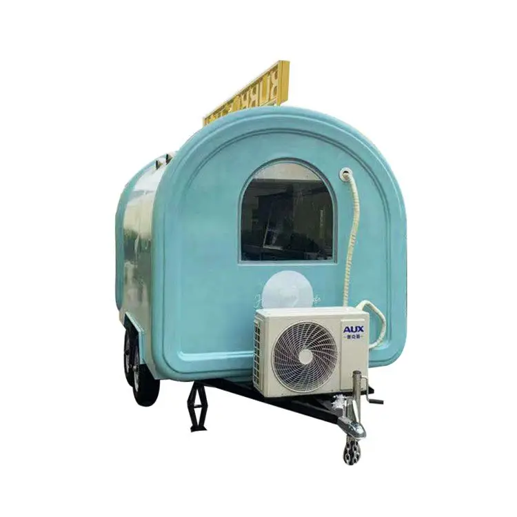 2 8 м длинный мобильный прицеп для фаст-фуда кофейный чай тележка пиццы торговый