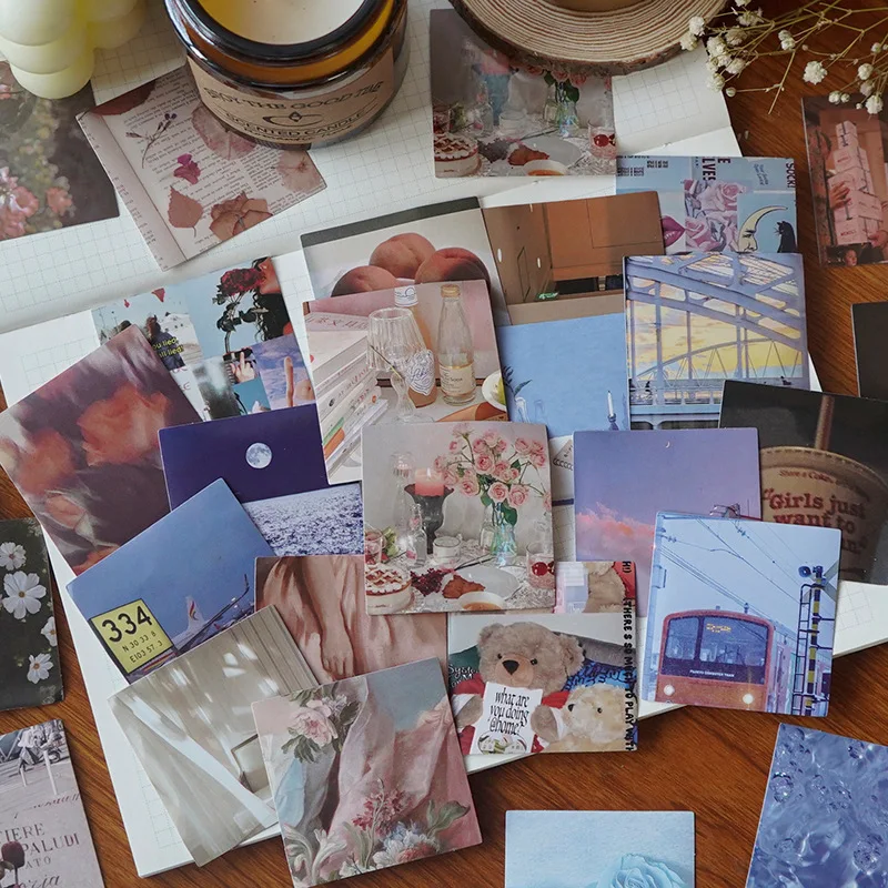 

45 PCS Assorted Color Retro Life Beautiful Natural Scenery Stickers for Scrapbook Diary Photo Album