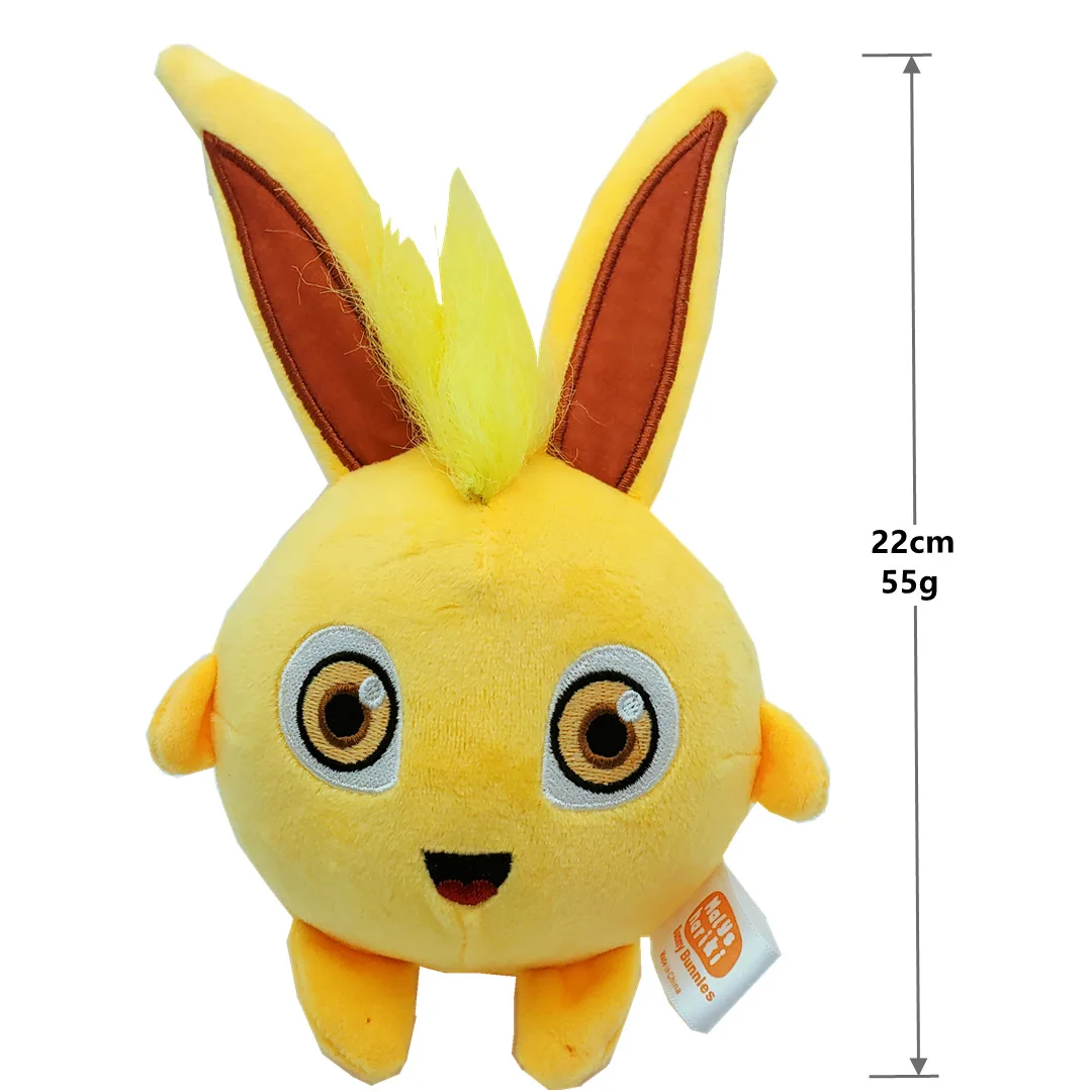 Conejo de peluche de dibujos animados para ni&ntilde;os y ni&ntilde;as, conejo de peluche suave para dormir, regalo de cumplea&ntilde;os, 5 piezas-3
