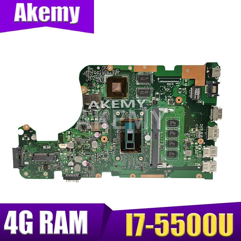 Материнская плата для ноутбука Akemy X555LD ASUS X555LDB X555LA X555LB X555L X555 Тестовая