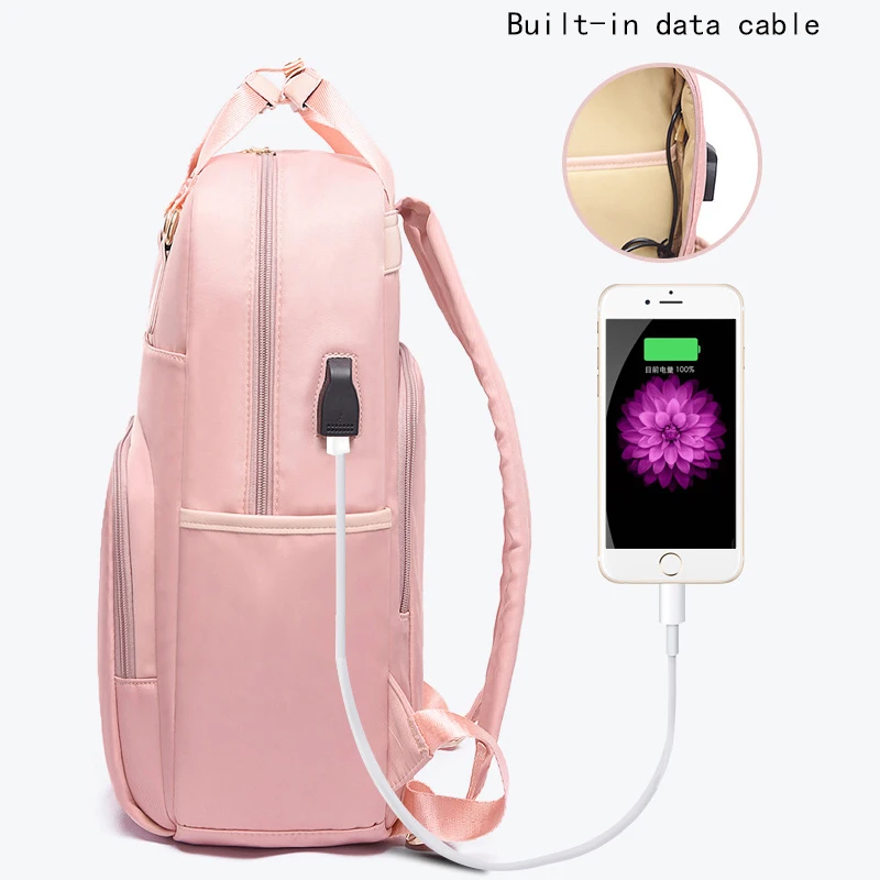 женский рюкзак с внешней зар