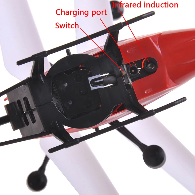 

Three Colors Mini RC Drone With Crash Gyro Resistant RC Toys For Boy Kids Gift RC Helicopter
