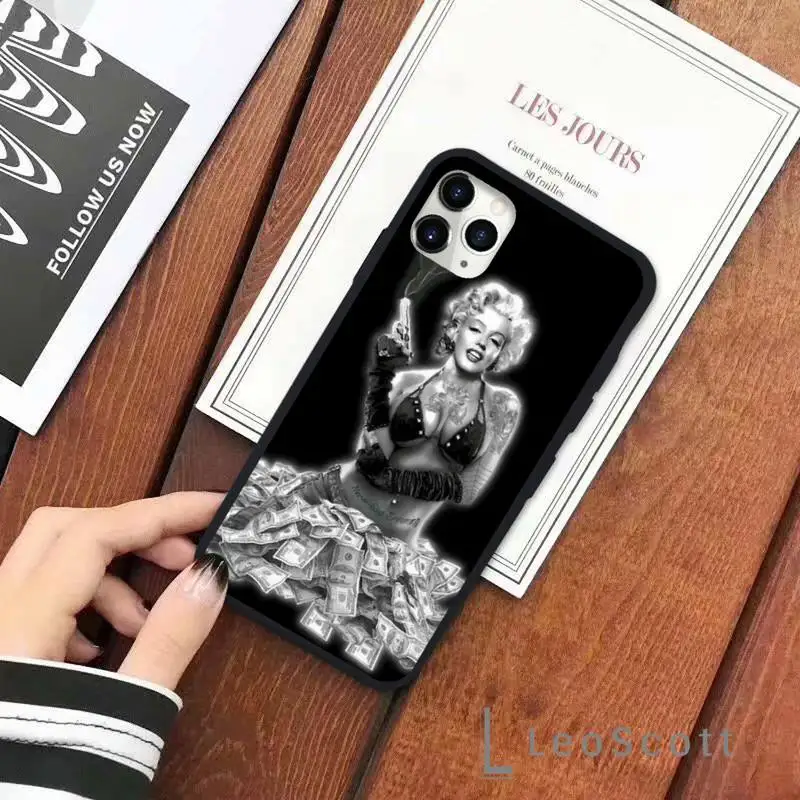

Marilyn Monroe actress Sexy goddess Phone Case for iPhone 11 12 pro XS MAX 8 7 6 6S Plus X 5S SE 2020 XR