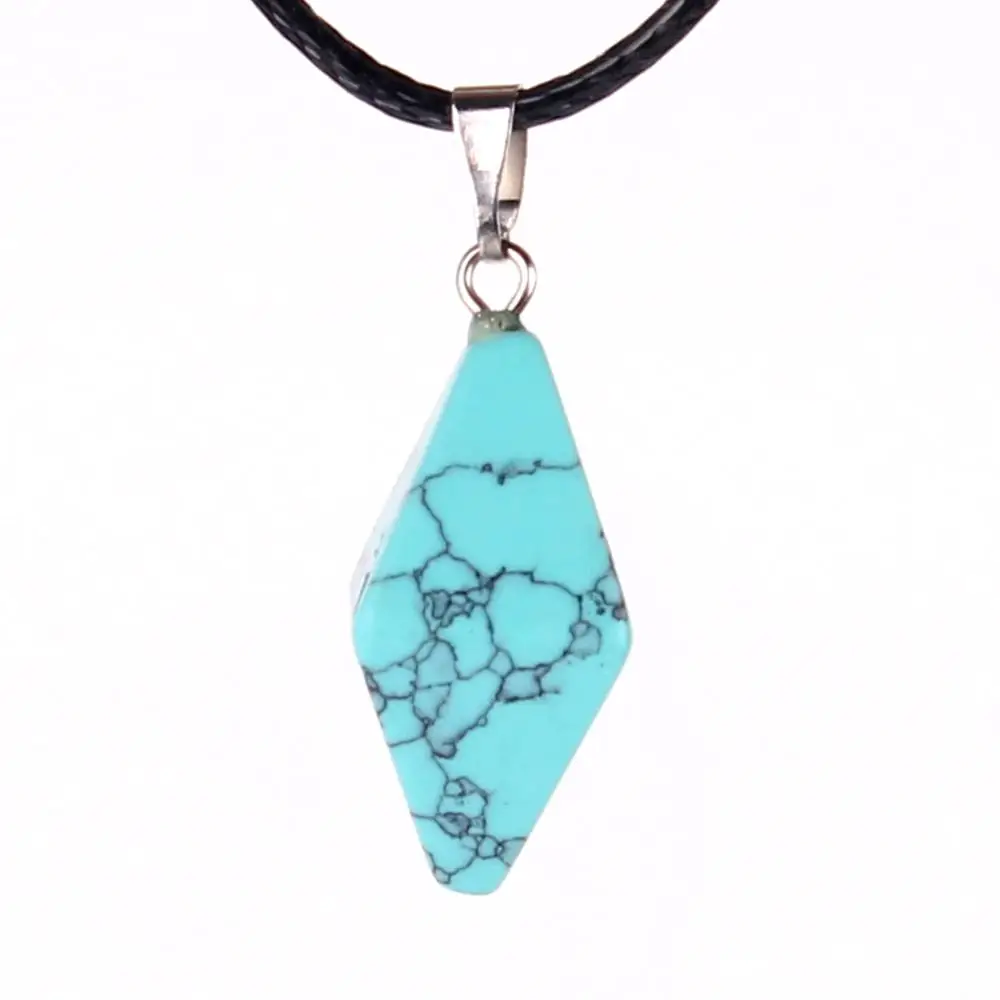 

24 Pcs/lot Wholesale chakra natural stone Hot Selling Agates Pendant Crystal necklace Charms Earing DIY jewelry Making