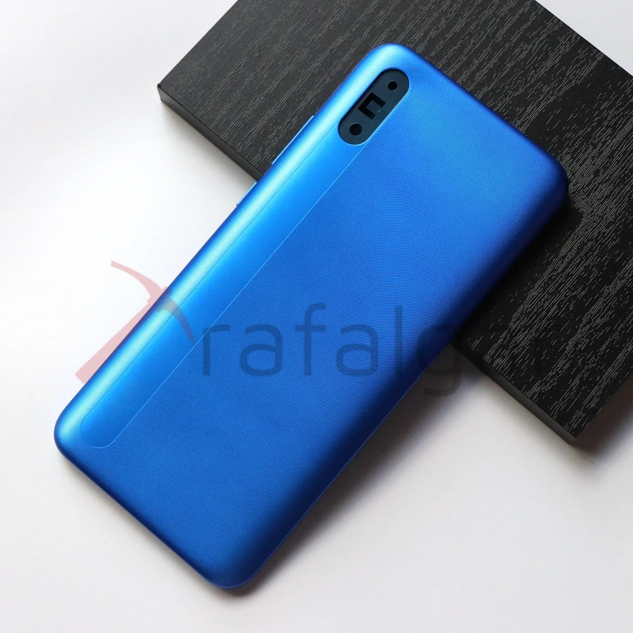 6.3&quot Back Cover For Xiaomi Redmi 9A Battery Rear Door Housing Case With Side Buttons Mobile Phone Replacement | Мобильные
