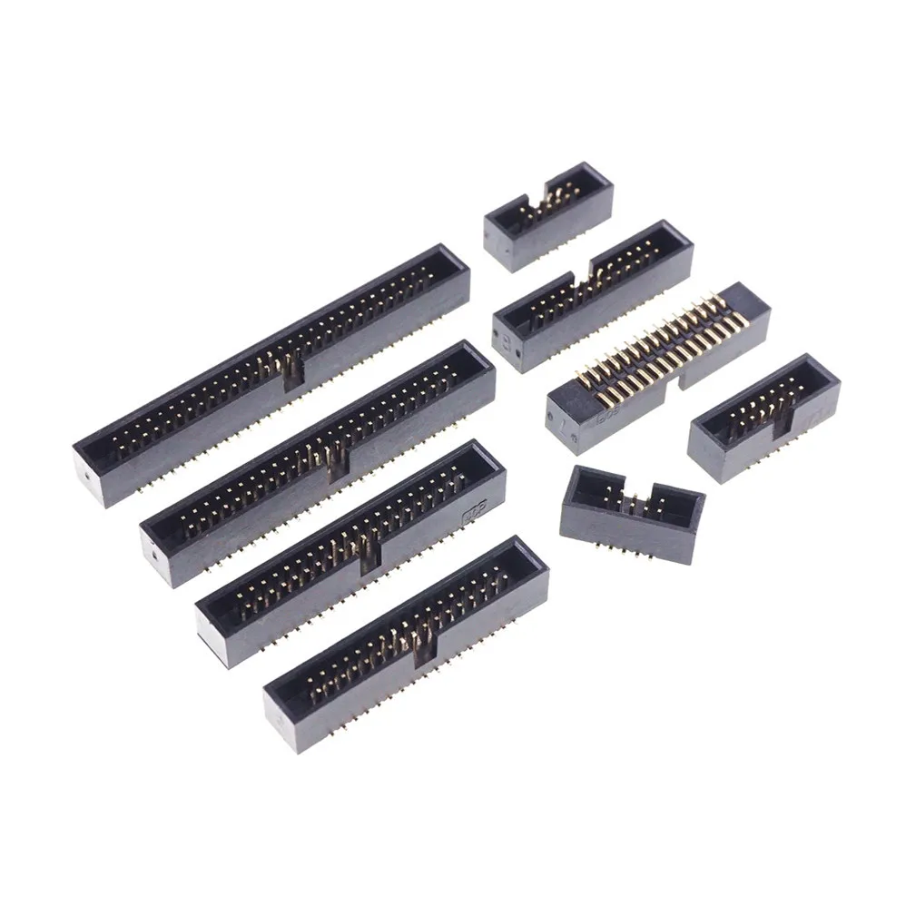 100 шт. вертикальные контактные штекеры для печатных плат 0 050 дюйма 1 27 мм |