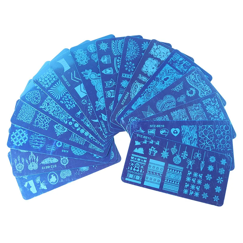 

1pcs Nail Art Stamping Plates Dream Catcher Lace Flower Patterns Nail Polish Transfer Stencils Manicure Image Tools