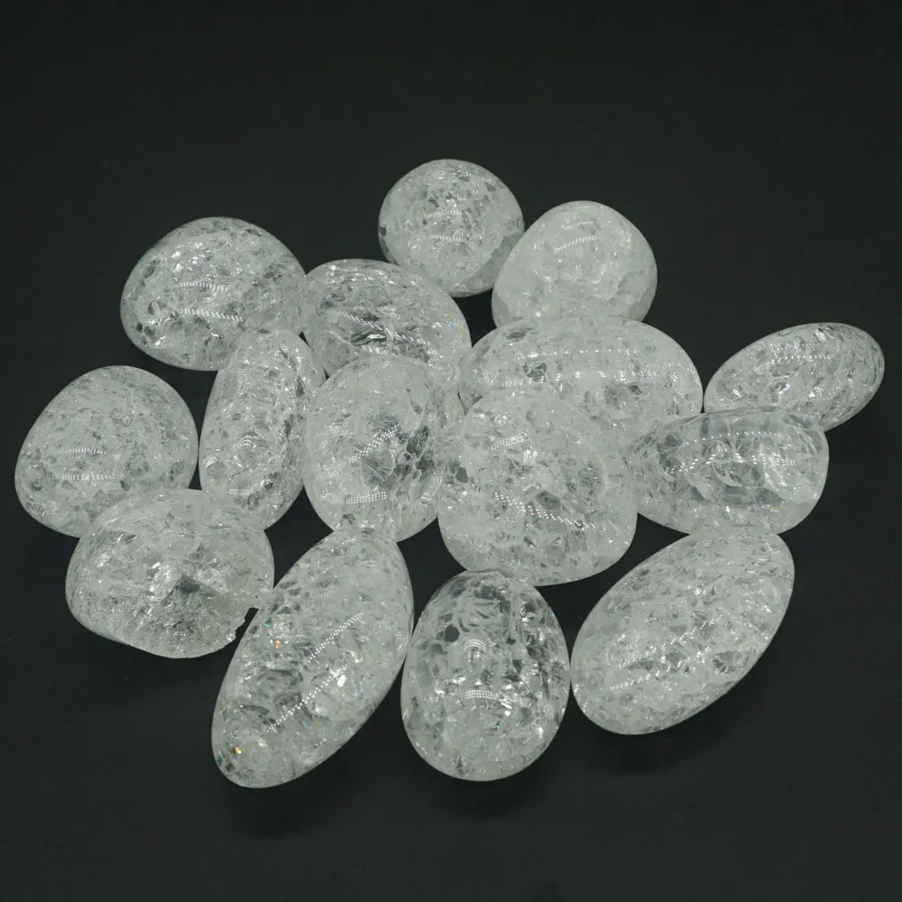 200 г натуральный огонь прозрачые кварцевые Bulk упали драгоценный камень рок