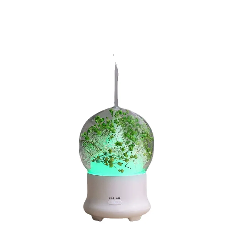 

RUINUOKAI Mini Essential Oil Humidifier Aroma Diffuser for Home with 7 Colors LED Light Ultrasonic Air Humidifier Mist Maker