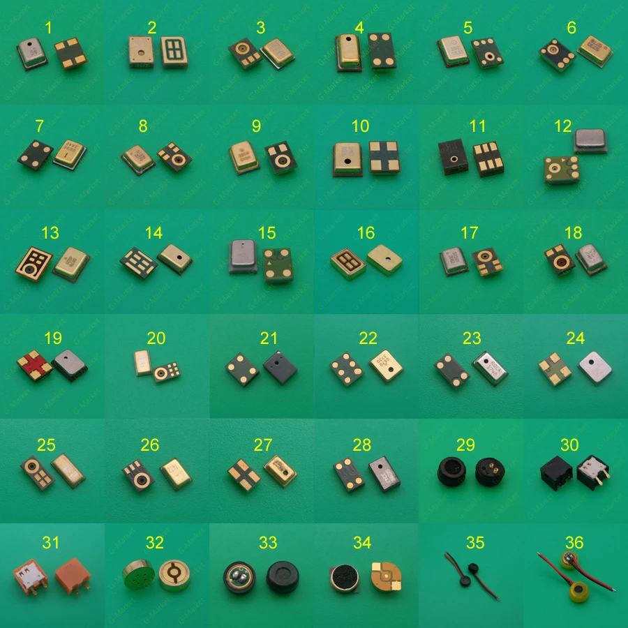 Оптом 36 моделей микрофона внутренний приемник ремонтная часть для Samsung Nokia HTC MOTO