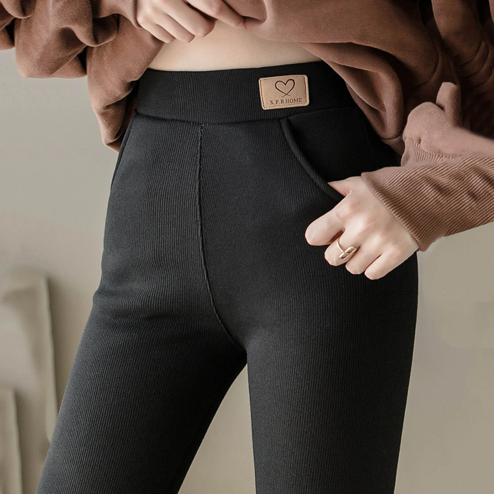 

Leggings Women Warm And Thickened Cashmere Leggins Wear In Winter Ealstic Lamb Cashmere Leggings Pants Pantalones De Mujer