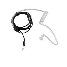 New Single Stereo Secret Service Air Tube Earphone 3.5mm Anti Radiation Mobile Phone Headsets Earphone With Air Pipe KY-011