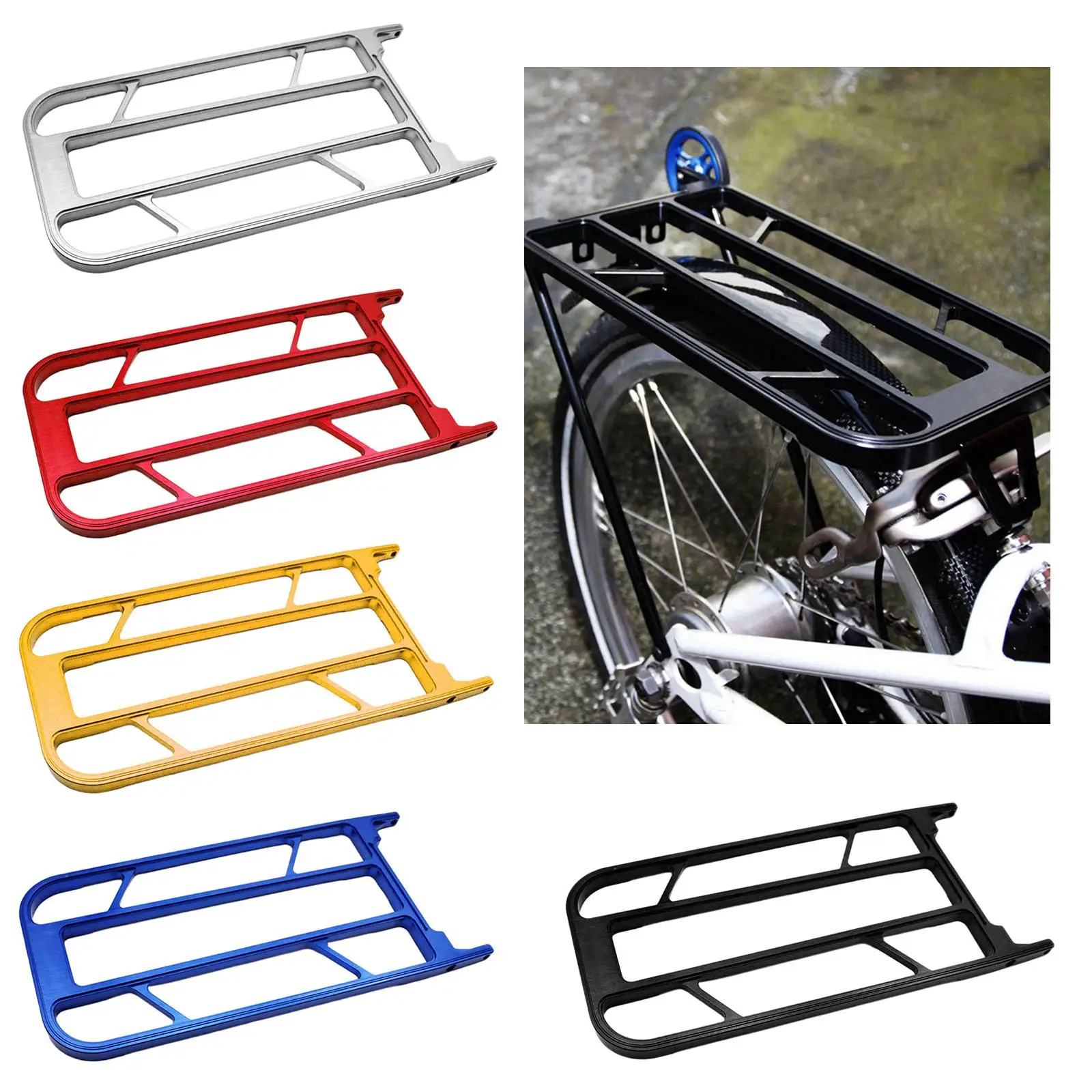 Aluminum Alloy Rear Rack for Bicycle & Super Lightweight for Bike Accessories