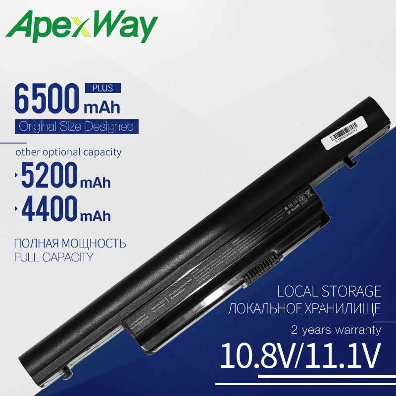 Аккумулятор Apexway для ноутбука Acer Aspire 5553 5553G 5625G 5745 5745G 5745P 5820G 5820T 7250 7250G 7339 7739G 7739Z 6