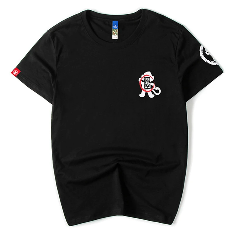 Футболка мужская с принтом золотой рыбки тенниска в стиле хип хоп майка из хлопка