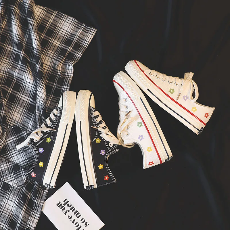 Женские парусиновые туфли с низким верхом повседневные стильные кроссовки на